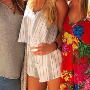 Stripped romper